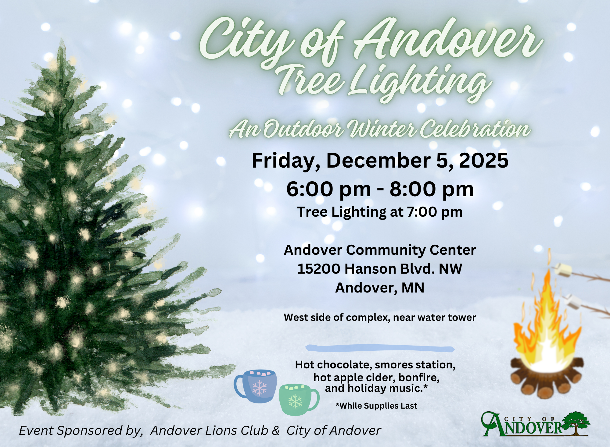 Tree Lighting 2025 Landscape
