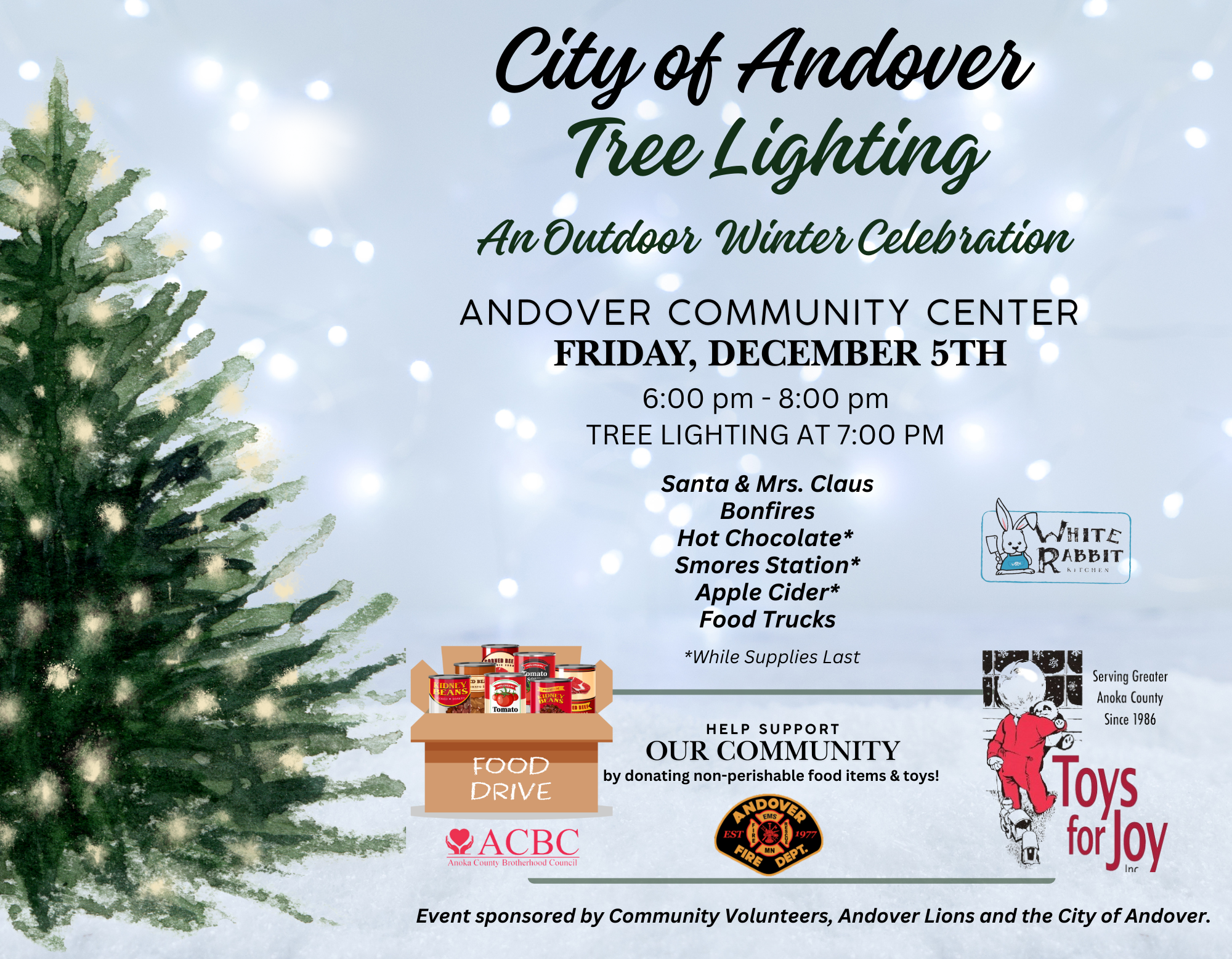 Facebook Ad 2025 Tree Lighting