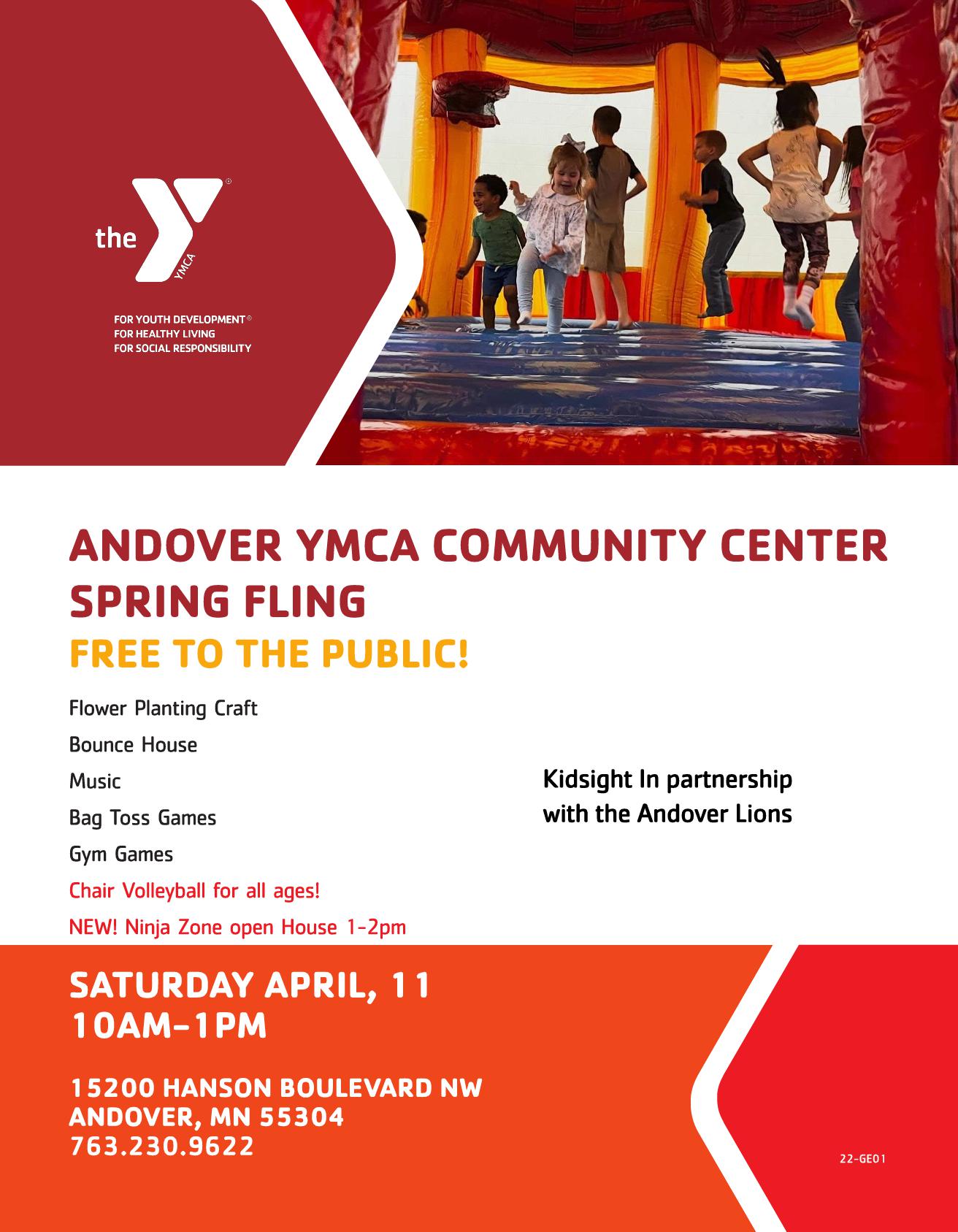 Spring Fling Flyer Andover Y